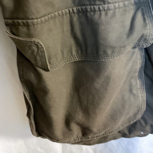 GHBass & Co Men’s XL Long Chore Coat Removable Flannel Liner Brown Jacket Collar - Picture 6 of 12